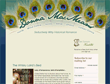 Tablet Screenshot of donnamacmeans.com